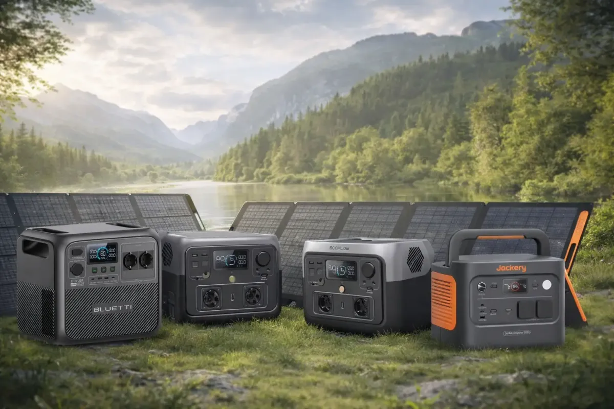 Comparatif générateurs solaires 2026 – EcoFlow, Jackery, Bluetti